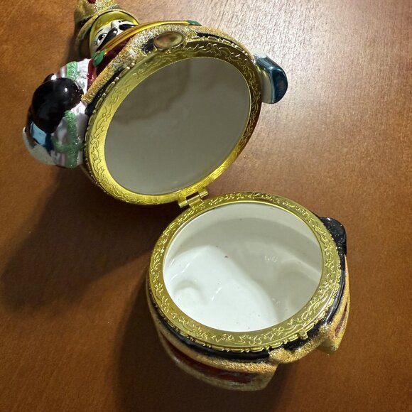 Christopher Radko 2004 Jolly Cracker Nutcracker Trinket Candy Jewelry Box VTG - Picture 3 of 9